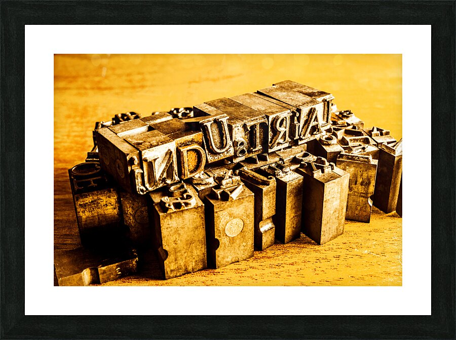 Industrial  Picture Frame print