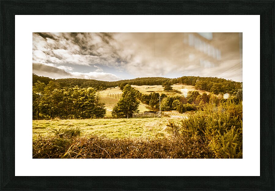Charming outback country setting Picture Frame print