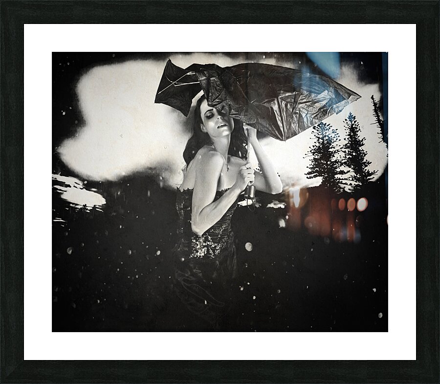 Classic Vintage Sensual Woman In Vogue Style Picture Frame print