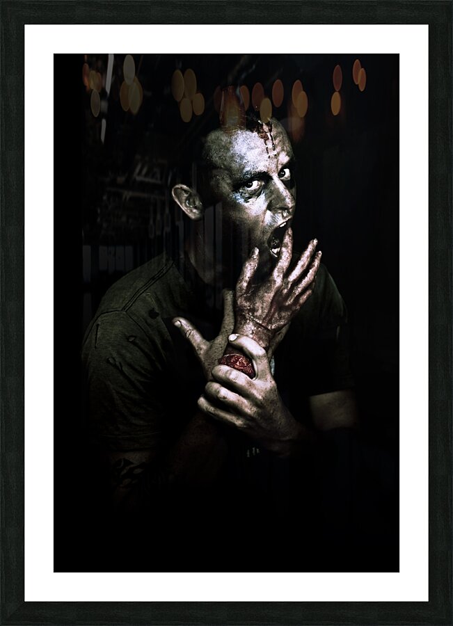 Deadly Midnight Snack Picture Frame print