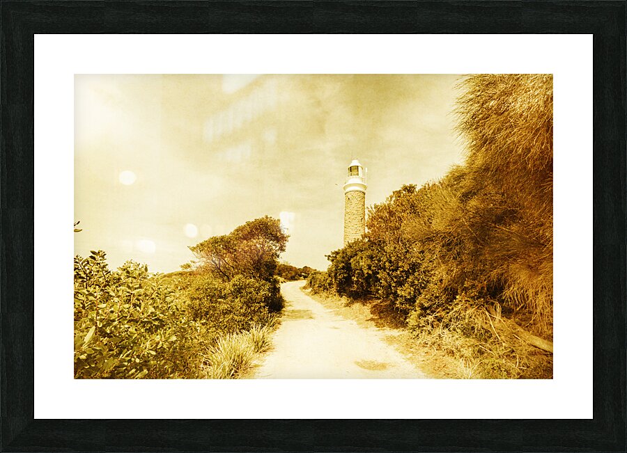 Wayback Beacon Picture Frame print