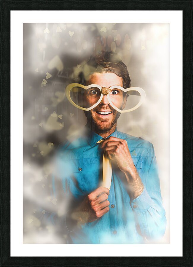 Love is blind Picture Frame print