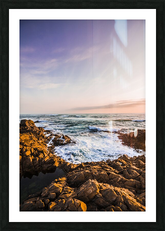 Wash of pastel seas Picture Frame print