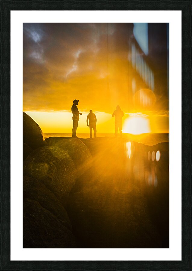 Golden hours Picture Frame print