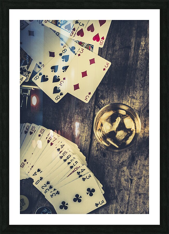 A whisky bet Picture Frame print