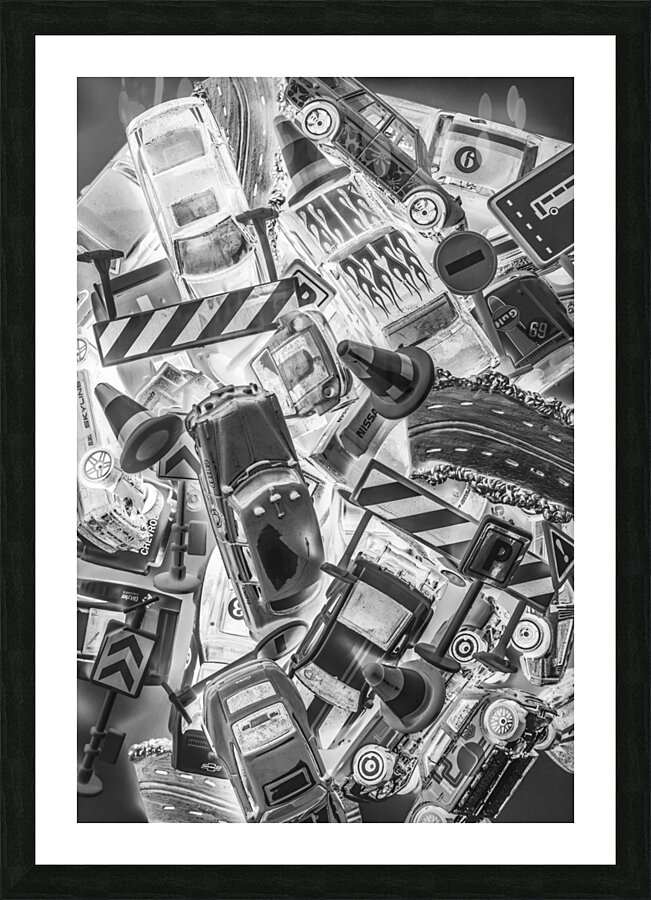 Streetscape Picture Frame print