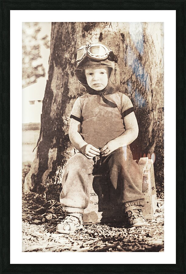 ww2 wingman holding the forte Picture Frame print