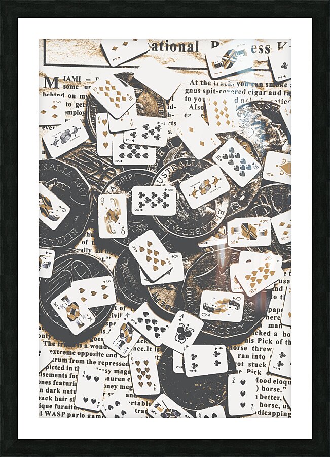 Token luck  Picture Frame print