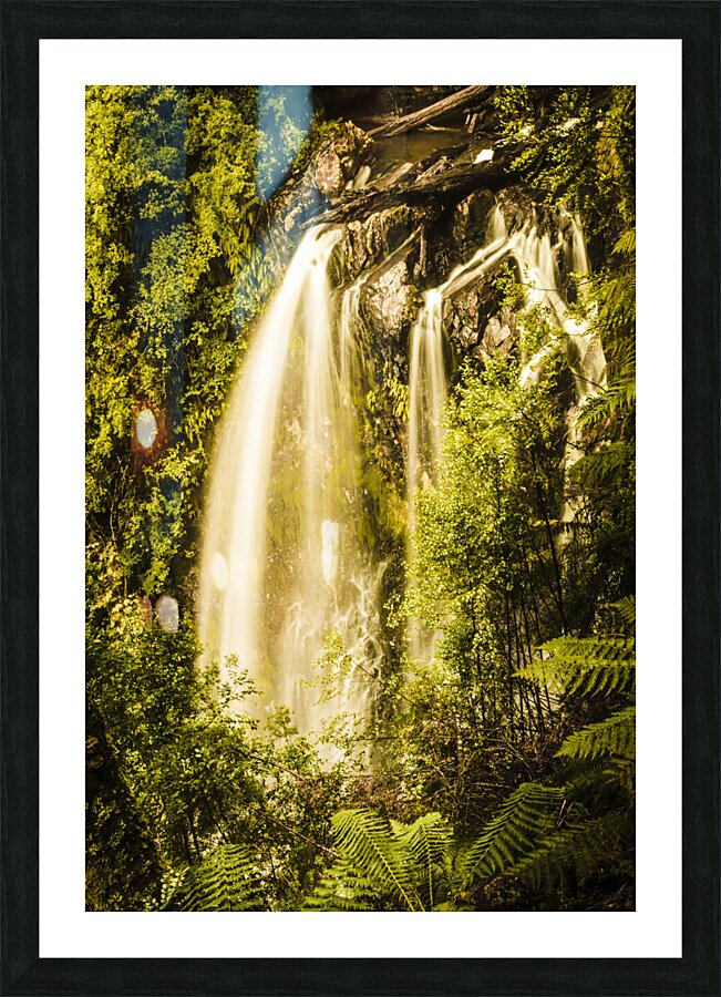 Spring falls Picture Frame print