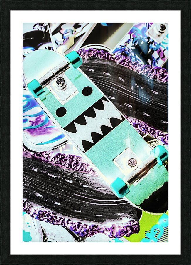 Highway monster decks Picture Frame print