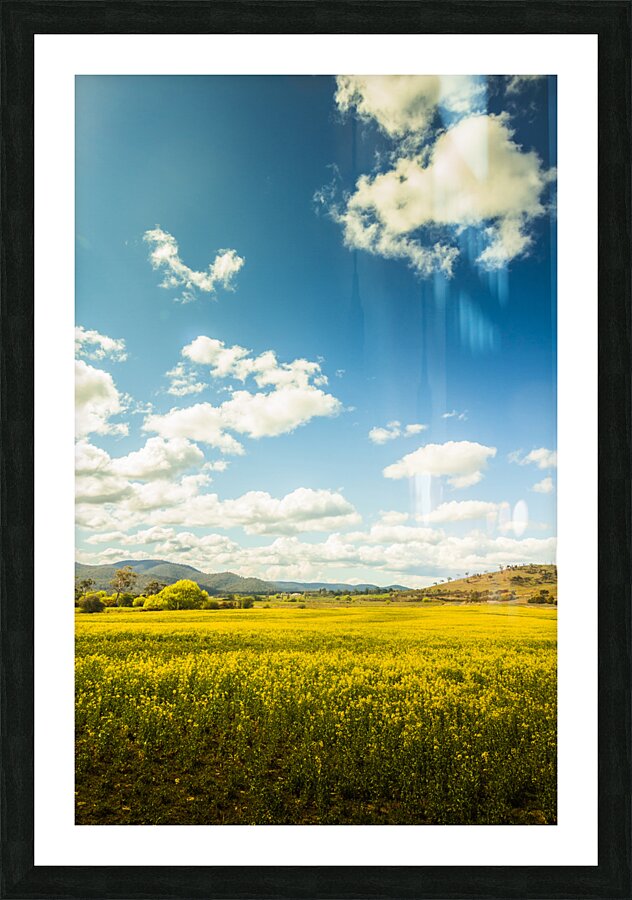Vertical plains Picture Frame print