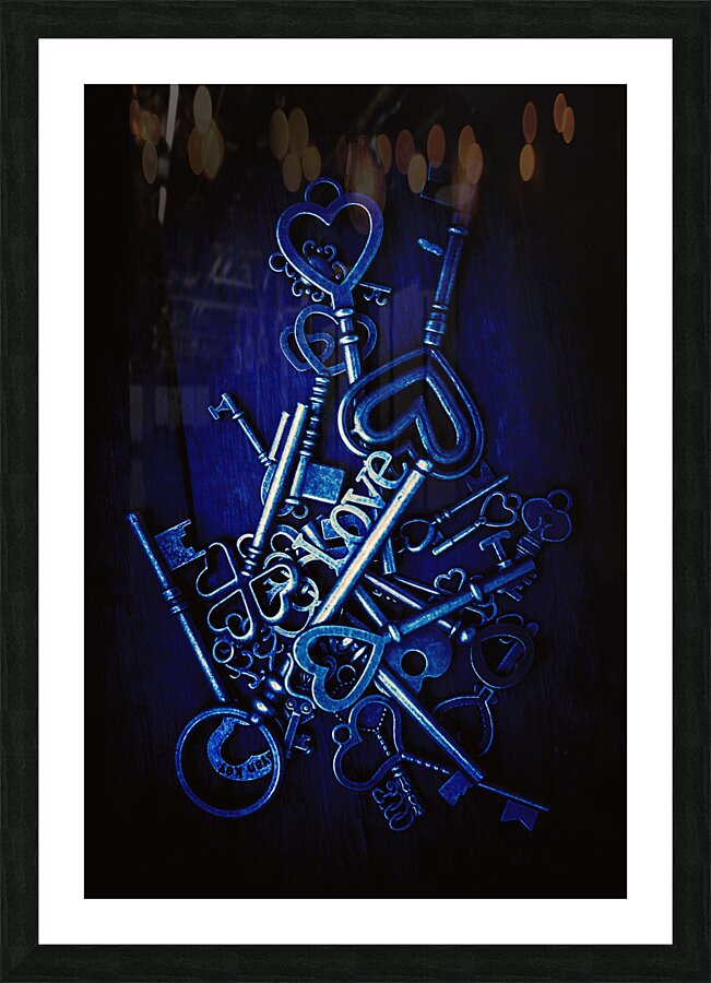 Abstract love Picture Frame print