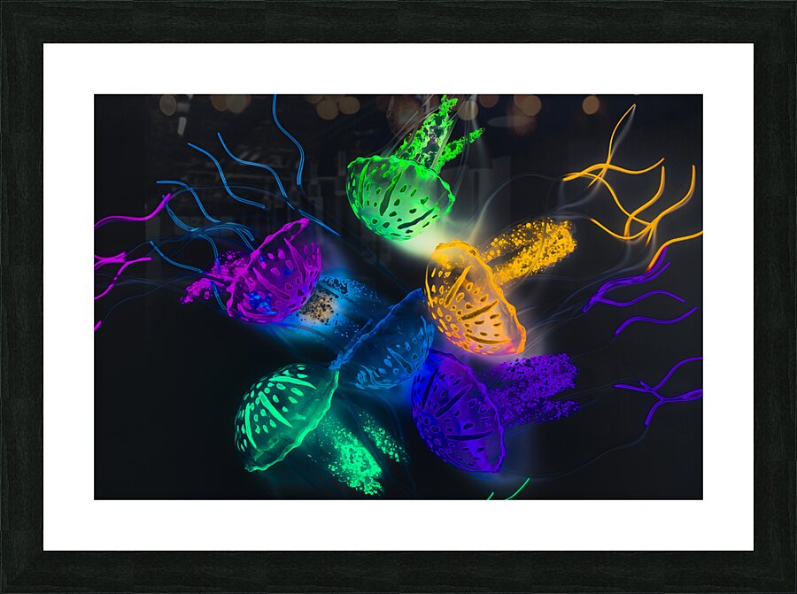 Marine glow Picture Frame print