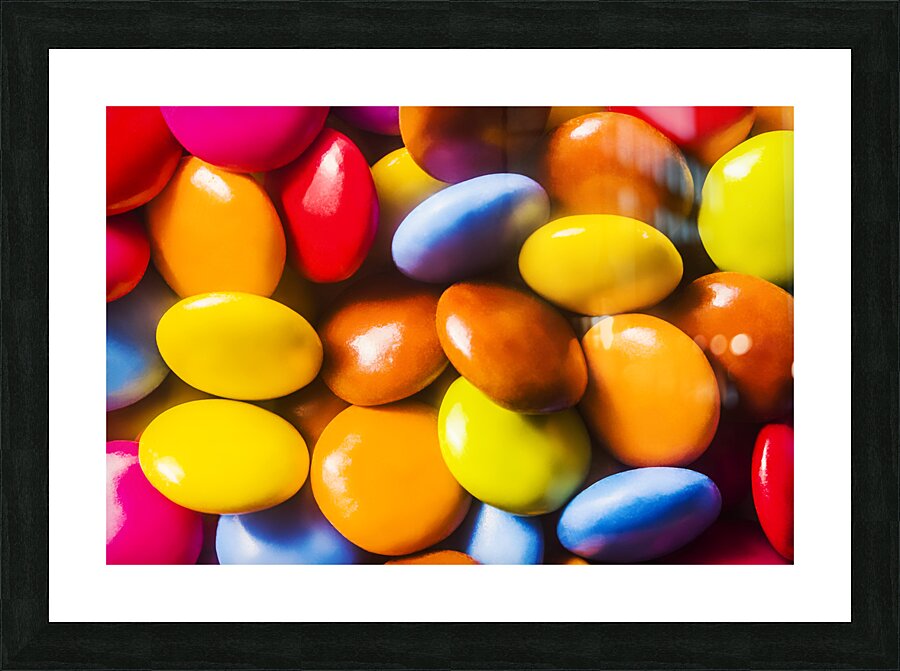 Party Colours Picture Frame print