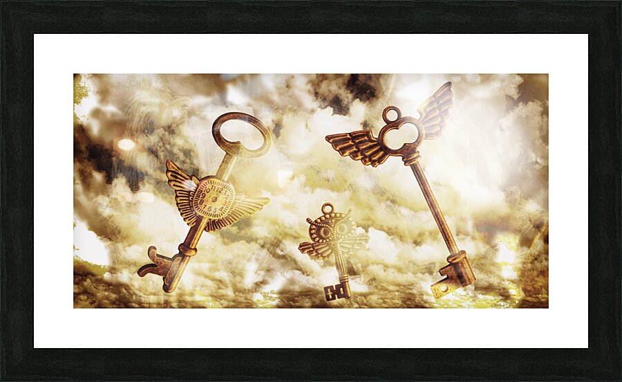 Heavenly keys Picture Frame print