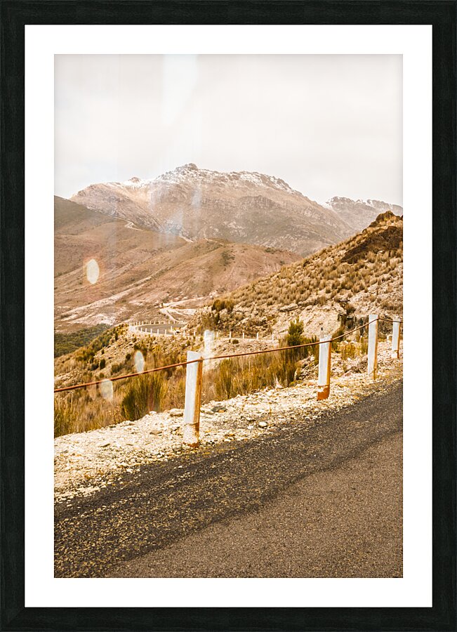 Road from the wild west Picture Frame print