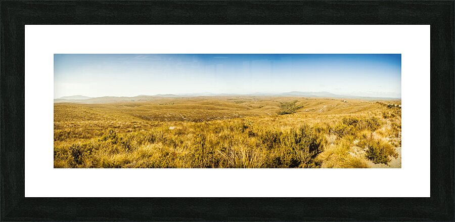 Plain plains Picture Frame print