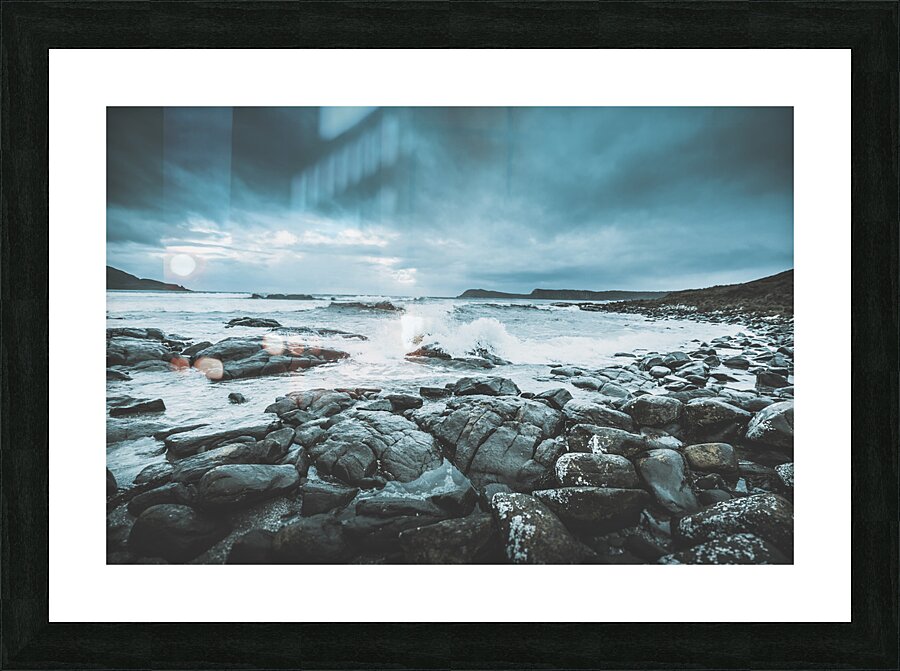 Suspenseful seas Picture Frame print