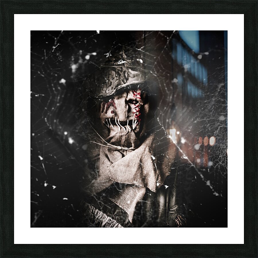 The Monster scarecrow Picture Frame print