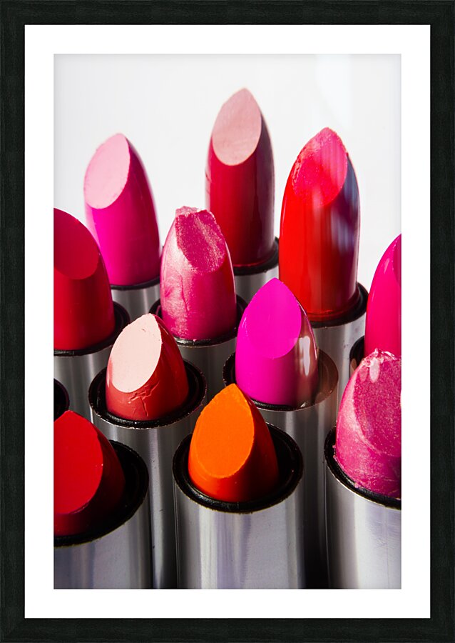 Colourful cosmetic still life Picture Frame print