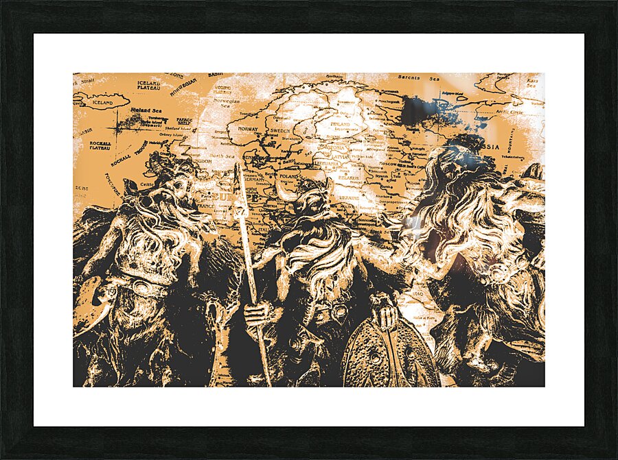 Seas and conquest Picture Frame print