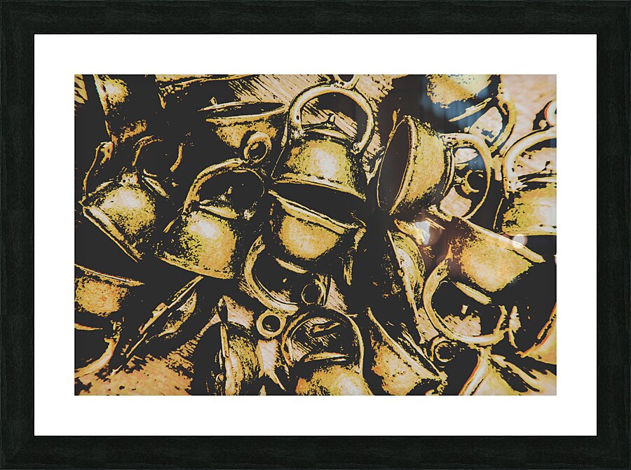 Coffee shop abstract Picture Frame print