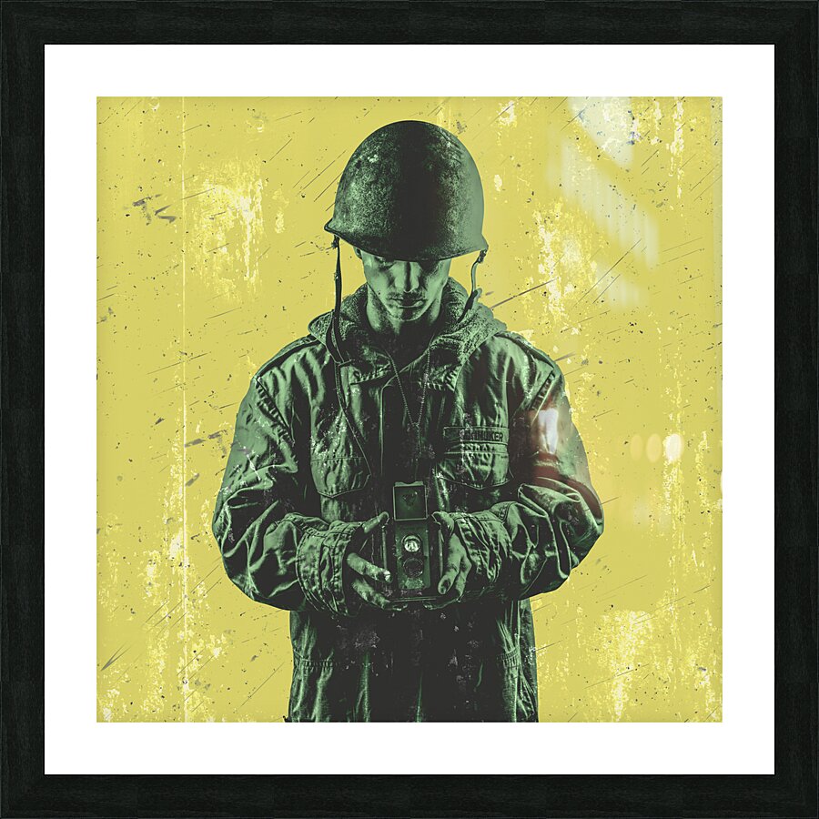 The first casualty of war is..... Picture Frame print