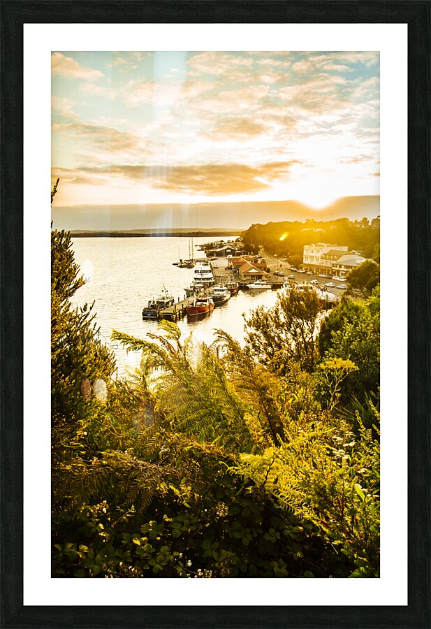 Strahan Sunset Picture Frame print