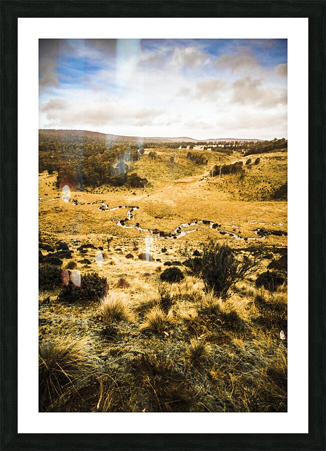 Central highlands of Tasmania Picture Frame print