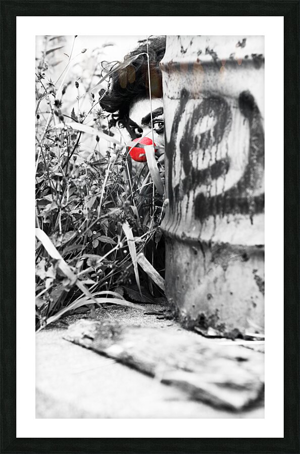 Sneaky The Clown Picture Frame print