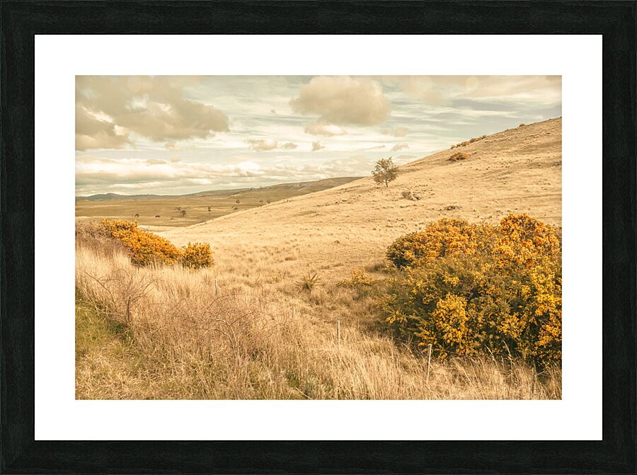 Meandering hills Picture Frame print