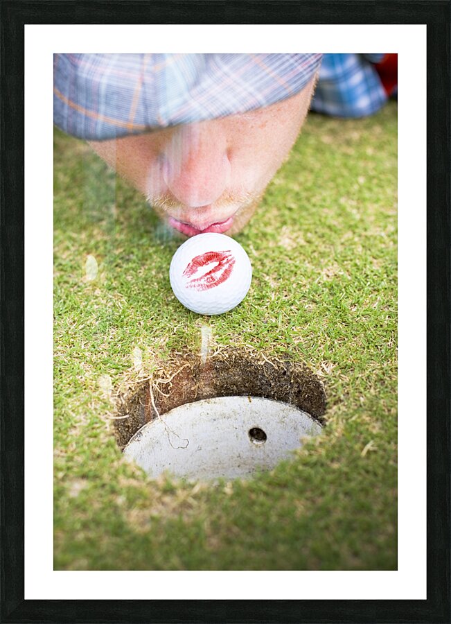 Golf Love At First Flight Picture Frame print
