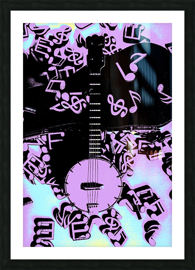 Re-cording in retro Picture Frame print