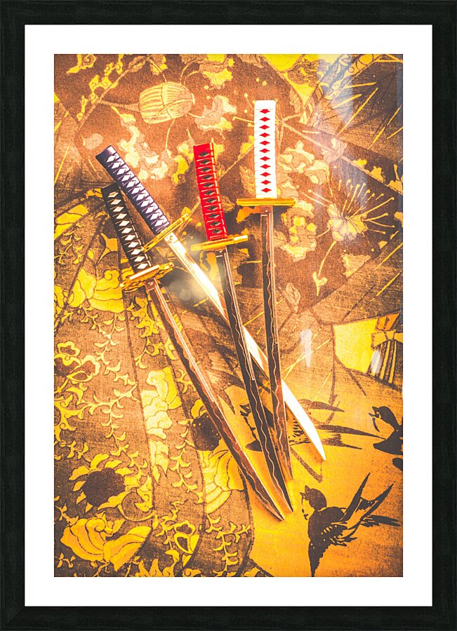 In samurai style Picture Frame print