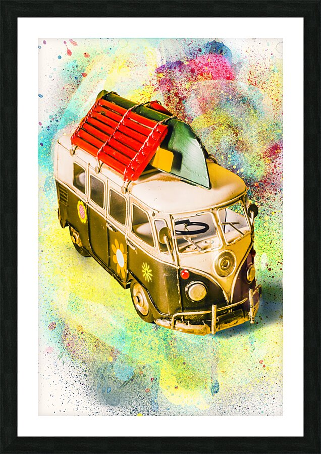 Magic Bus Picture Frame print