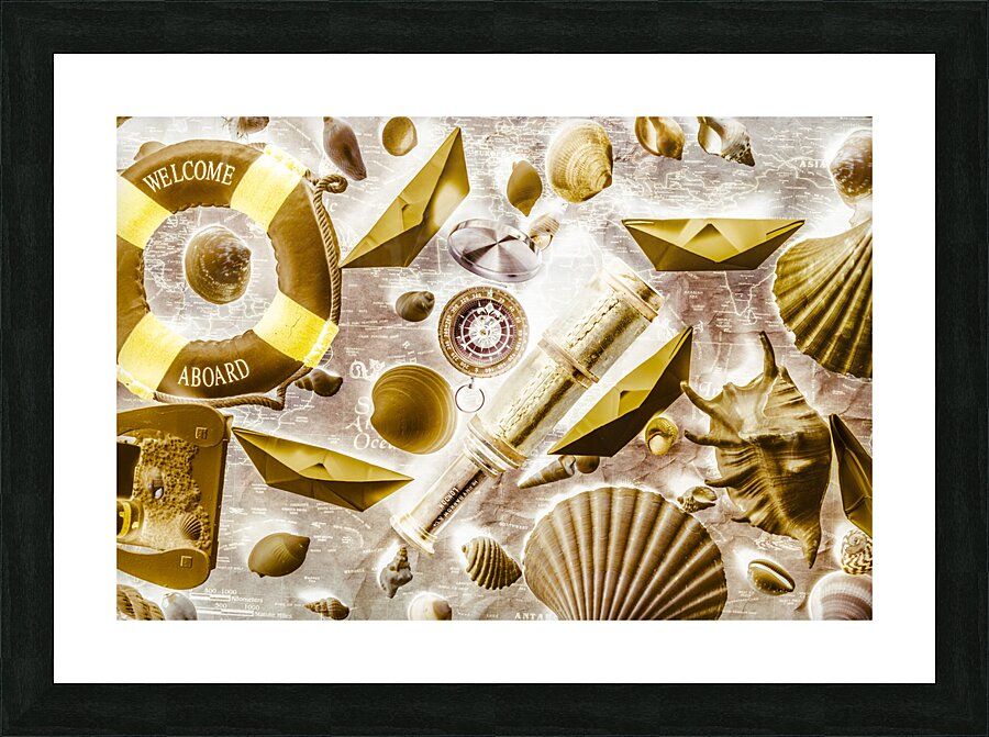 Seafarers way Picture Frame print