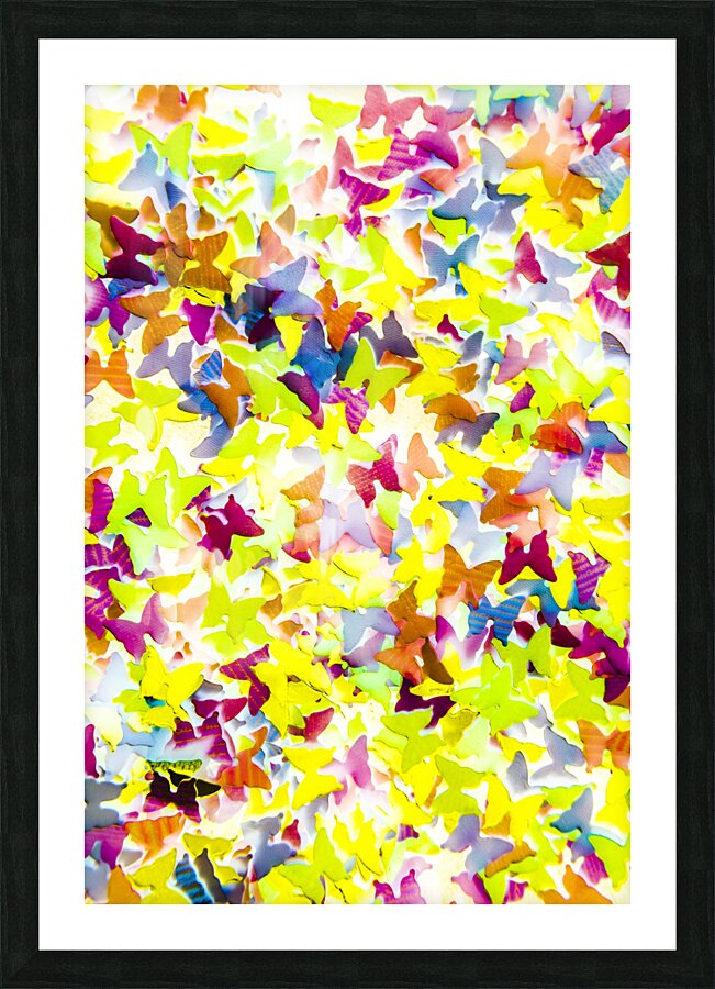 Light flutter Picture Frame print