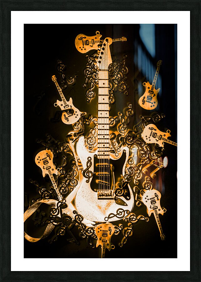 Bar music Picture Frame print