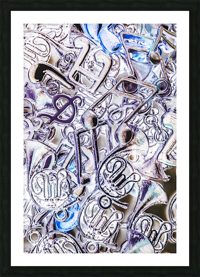 Silver dance Picture Frame print