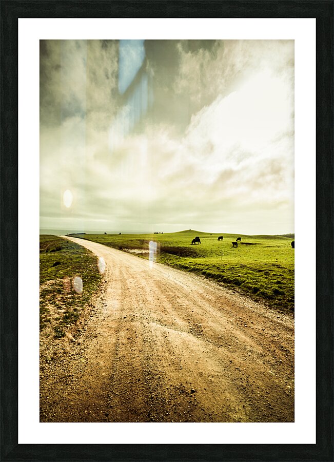 Farmland lane Picture Frame print