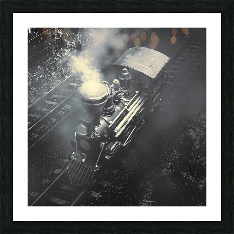 The Steam Age Picture Frame print