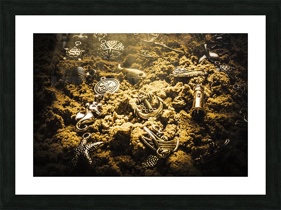 Seaside of creative charms Picture Frame print