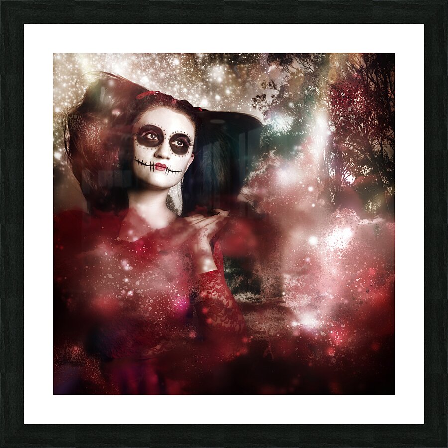 Death and creation Picture Frame print