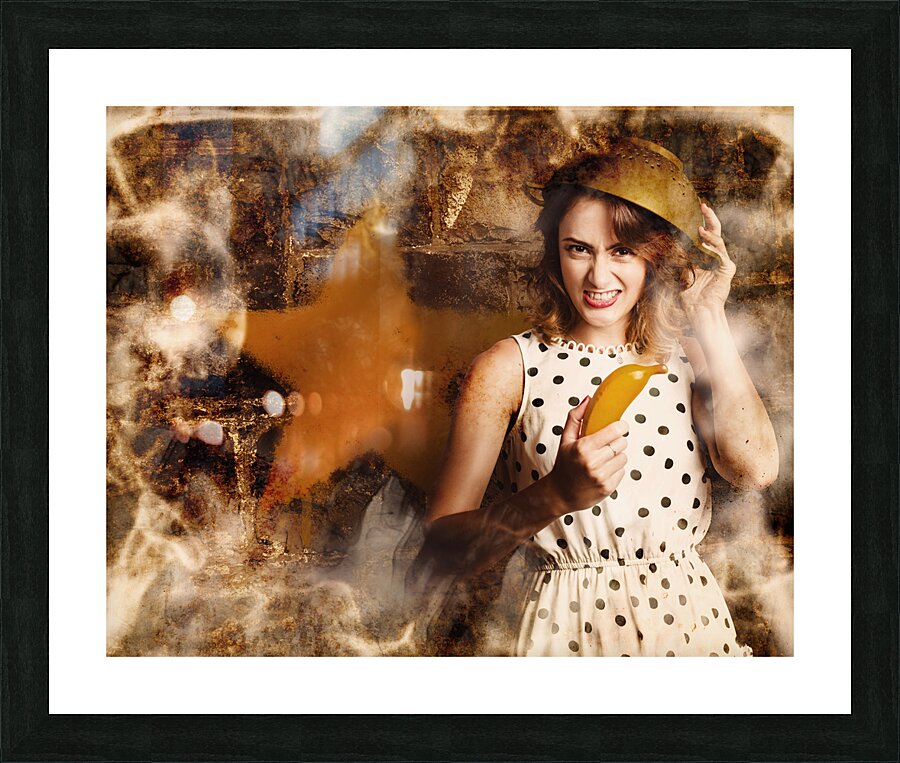 Creative cooking pin-up Picture Frame print