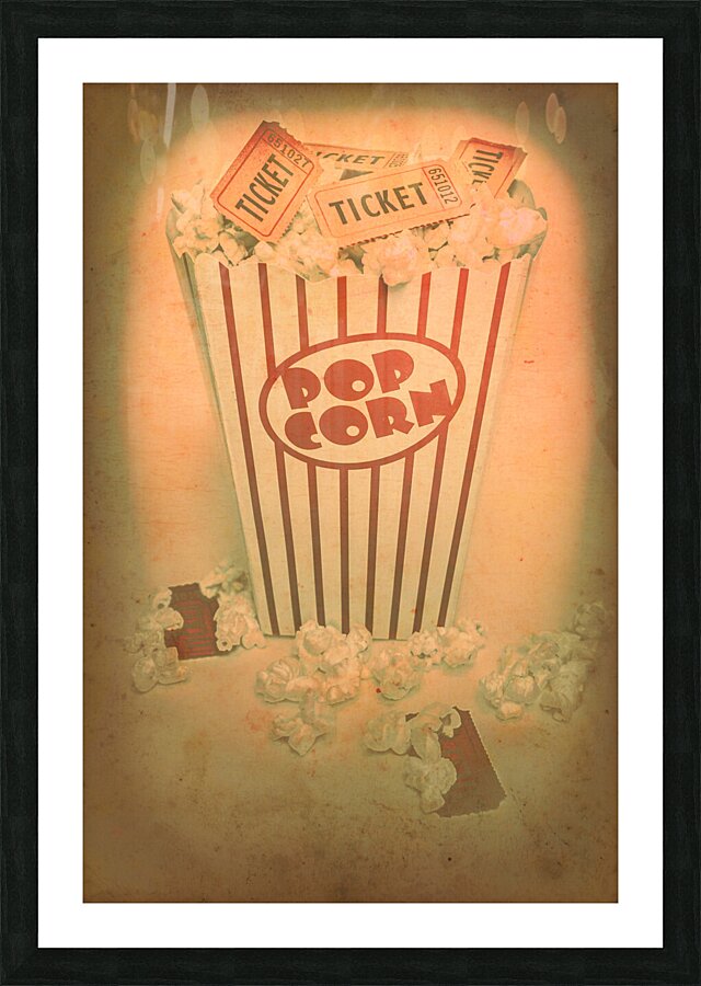 Pop art theatre Picture Frame print