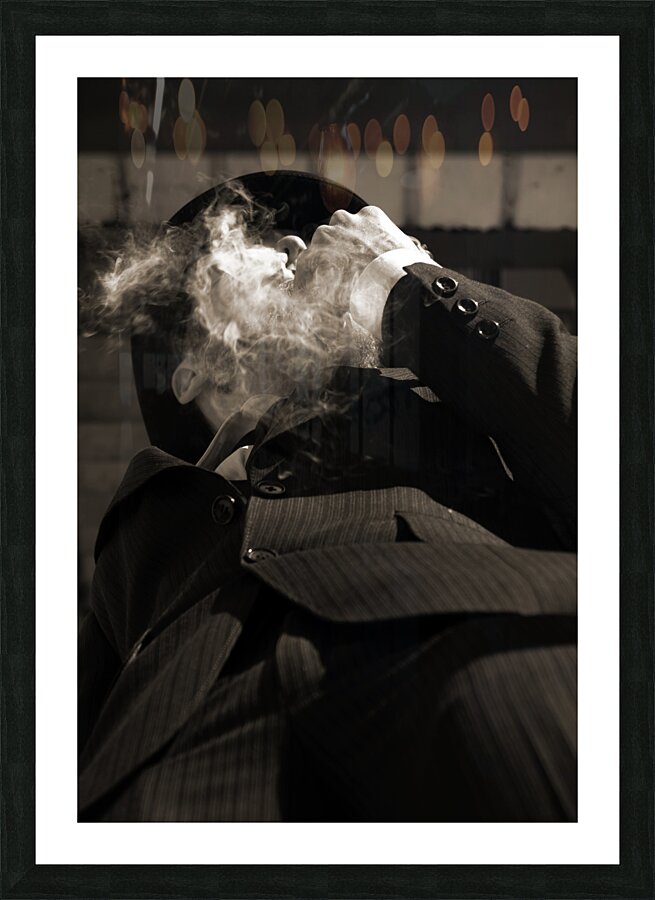 Mysterious Miasma Man Picture Frame print