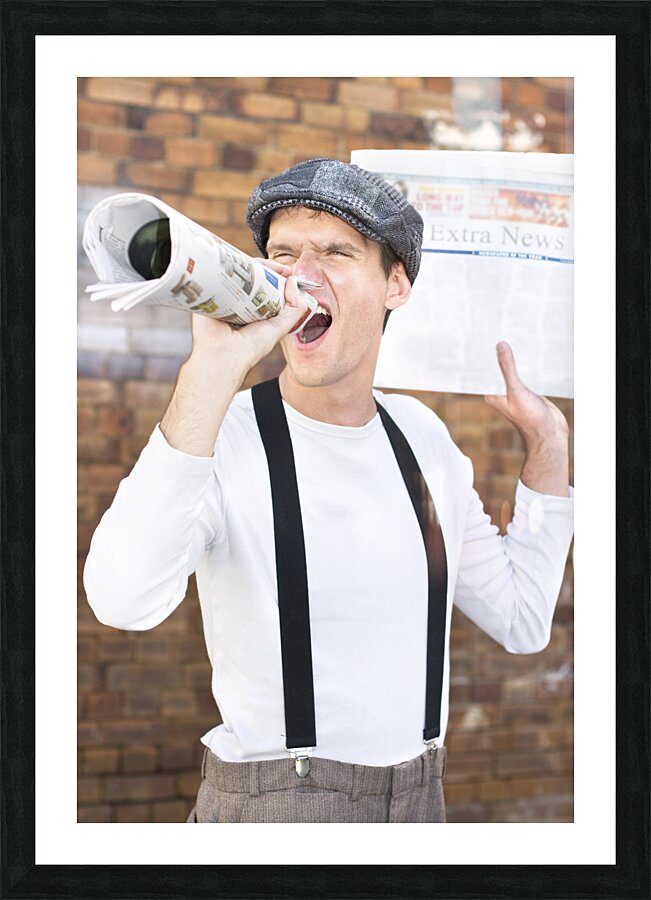 Paperboy Picture Frame print