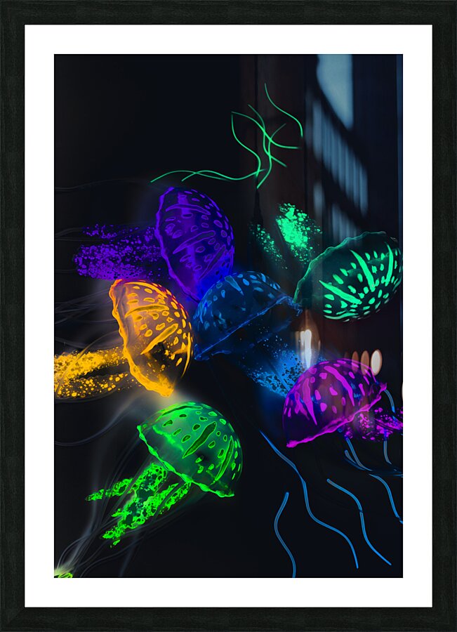 Tentacle dance  Picture Frame print