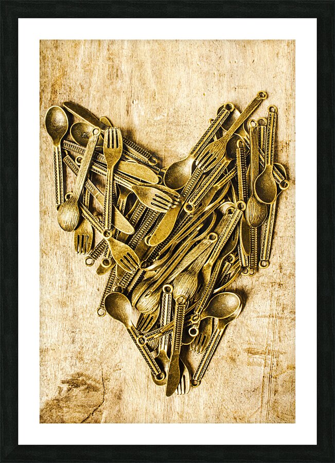 Made with love Picture Frame print