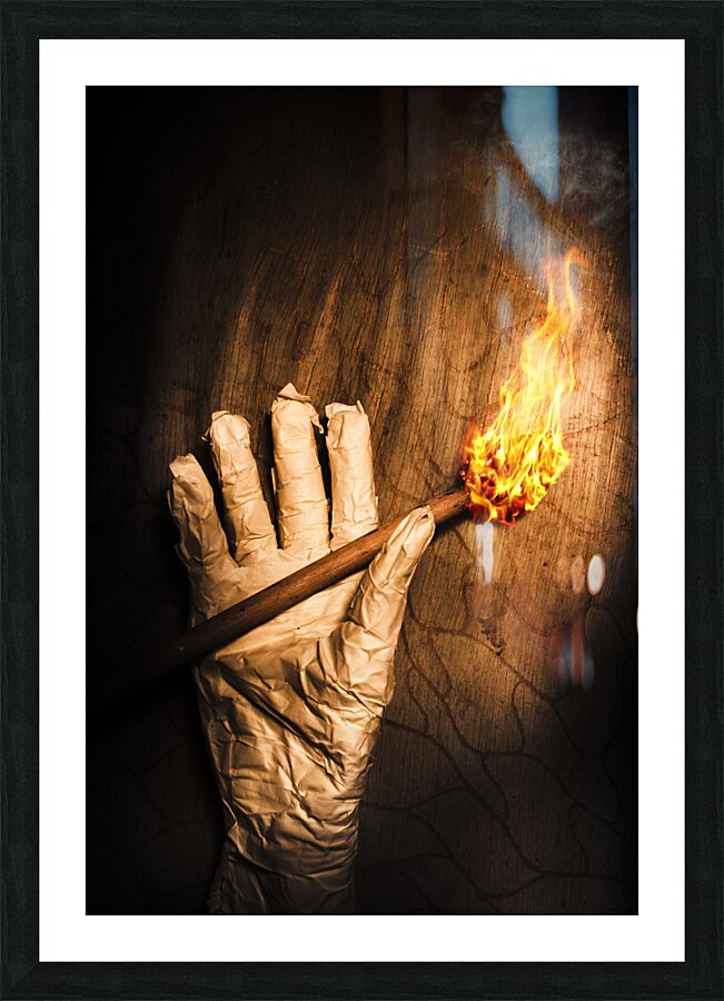 Curse of the tomb robber Picture Frame print